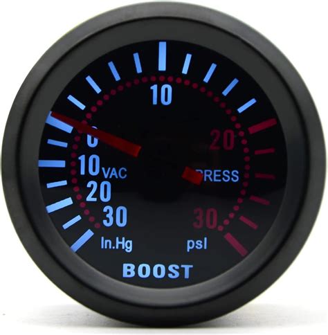 Mm Smoke Lens Boost Gauge Bar Psi Vacuum Water Temp Oil Temp Oil