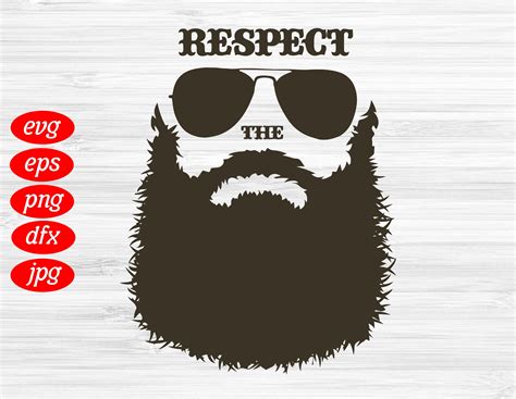 Full Beard Dad Svg Beard Svg Happy Father S Day Svg Etsy