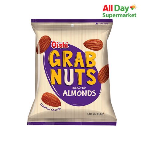 Oishi Grab Nuts Roasted Almond G Lazada Ph