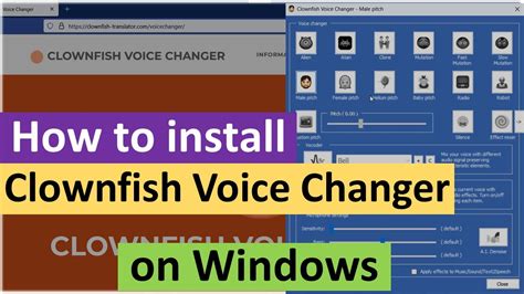 How To Install Clownfish Voice Changer On Windows Youtube