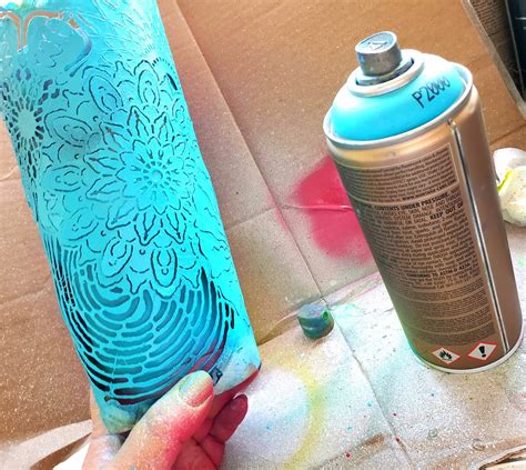 Stencilgirl Talk Stenciled Cup With Stencilgirl® Products