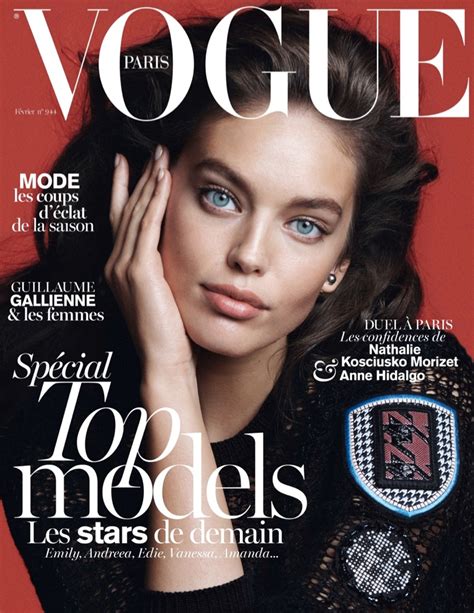 Emily Didonato Graces Vogue Paris February 2014 Cover Fashion Gone Rogue