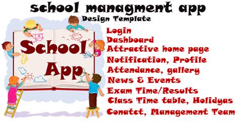 School Management Application Template Codemarket