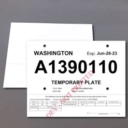 temp permit paper