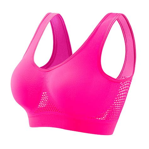 Cyinyin Plus Size Bras For Women Lingerie Hollow Out Sports Bras For