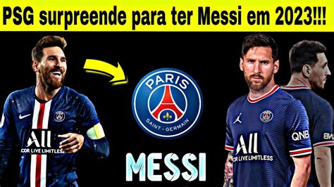 PSG SURPREENDE E IMPÕE CONDIÇÃO PARA MESSI PERMANECER NO CLUBE EM 2023