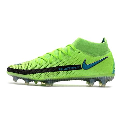 Chuteira De Campo NIKE Phantom GT Elite DF FG Verde Claro