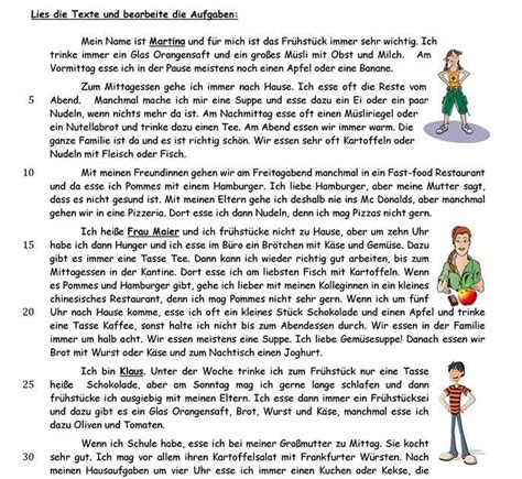 Lesetexte Klasse Zum Ausdrucken Bungen Zu B Oder D