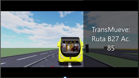 Transmueve Ruta B Ac Bogot Tm Bus Roblox Youtube