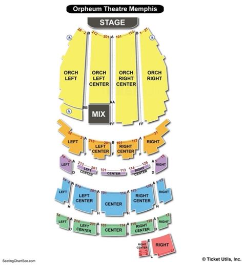 7 Pics Orpheum Memphis Seating Chart And View - Alqu Blog