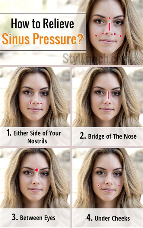 How To Relieve Sinus Pressure Sinus Pressure Points Relieve Sinus