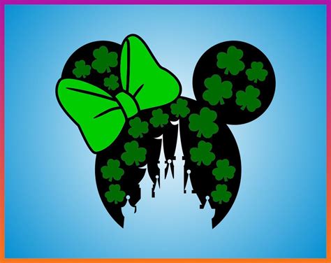 Minnie Castle Svg 2019 Disney Trip Svg St Patricks Day Svg Minnie