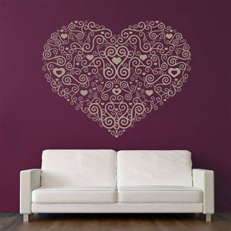 Heart Centrepiece Spiral Love Heart Wall Sticker Heart Wall Stickers