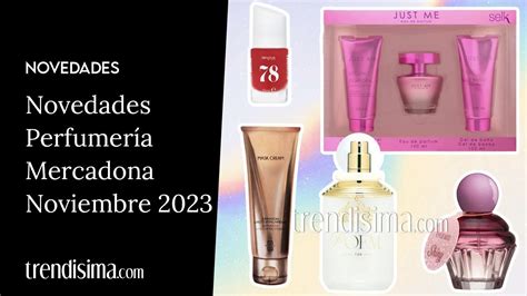 NOVEDADES Perfumería Mercadona Noviembre 2023 YouTube