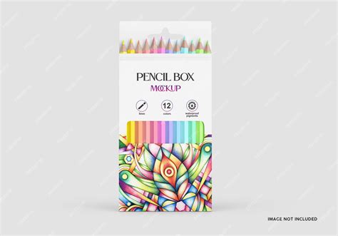 Premium Psd Pencil Box Mockup