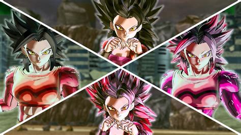 Dbxv2 Mod Super Saiyan 4 Kale And Caulifla Limit Breaker Transforming Youtube