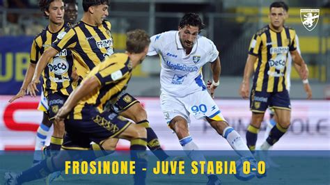 SERIE B 24 25 FROSINONE JUVE STABIA 0 0 YouTube