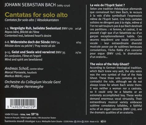 Cantata Bwv Discography Part Complete Recordings Off