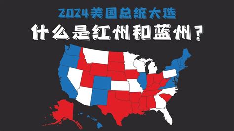 2024 美国总统大选 什么是红州和蓝州？