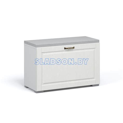 Прихожая Лацио Тумба для обуви 80 Белое дерево / Прихожая "Лацио ...