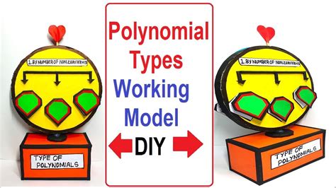 How To Make Polynomials Working Model Types Math’s Tlm Science Projects Maths Tlm