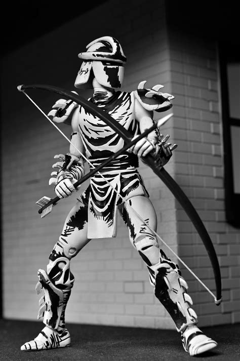 Slideshow Neca S Mirage Comics Tmnt Black And White Shredder Figure