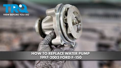 How To Replace Water Pump Ford F Youtube