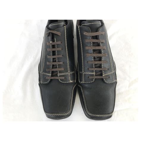 Kurt Geiger Sneakers Dark brown Leather ref.221384 - Joli Closet