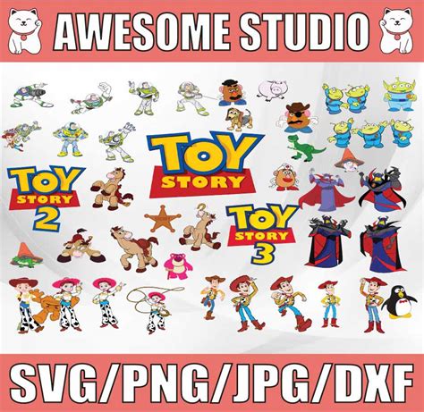 Toy Story Svg Toy Story Bundle Svg Toy Storycharacters Svg Inspire Uplift