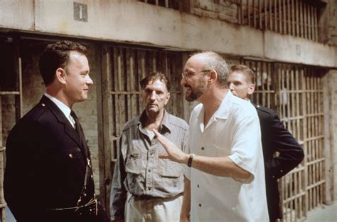 Frank Darabont dirigindo o elenco de À Espera de um Milagre 1999