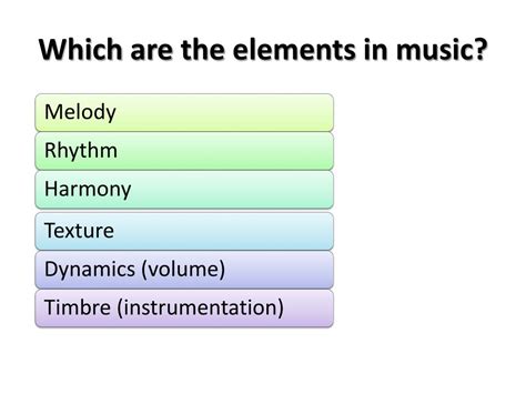 Ppt Elements Of Music Powerpoint Presentation Free Download Id4825126