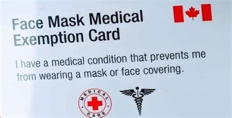 Public Health Units Warn Of Fake Face Mask Exemption Cards Circulating In Canada News