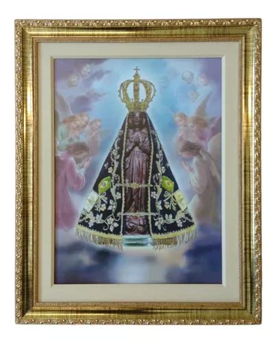 Quadro Religioso Nossa Senhora Aparecida Anjos Cm X Cm