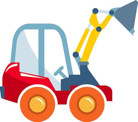 Premium Vector Skid Steer Loader Toy Icon