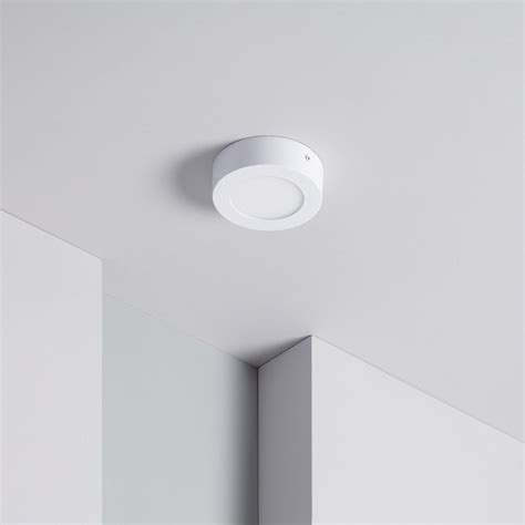 Ledkia Plafón LED 6W Circular Ø120 mm Blanco Neutro 4000K 4500K 120º