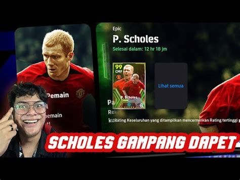 Allin Paul Scholes Eh Malah Dikasi Sama Konami Efootball Mobile