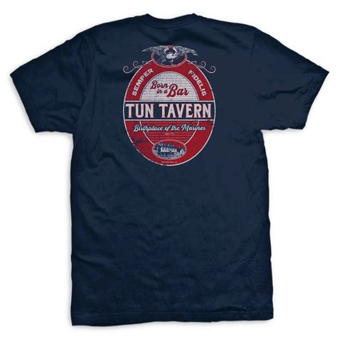 Tun Tavern Label T Shirt Etsy