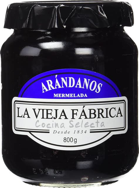 La Vieja Fabrica Mermelada de arándanos 800 g Pack de 2