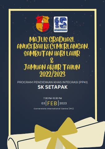 BUKU PROGRAM MAJLIS GRADUASI ANUGERAH KECEMERLANGAN SAMBUTAN HARI