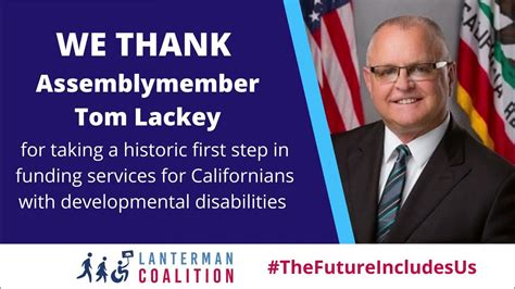 Thank You Message To Assemblymember Tom Lackey Youtube