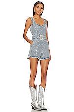 Show Me Your Mumu Spears Romper In Embellished Indigo REVOLVE