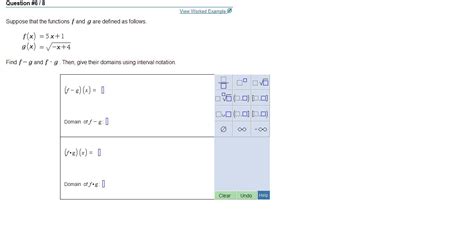 Suppose That The Functions F And G Are Defined