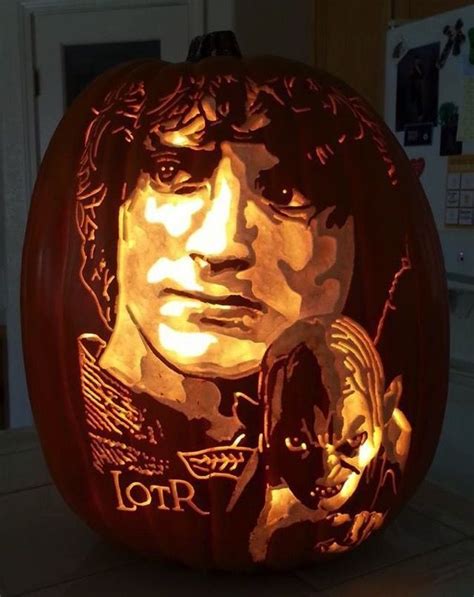 Wonderful Lord Of The Rings Pumpkin Carving Pumpkin Carving Pumpkin