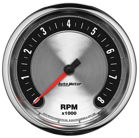 5 In Dash Tachometer 0 8 000 Rpm American Muscle