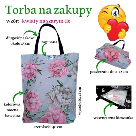 Torba Na Zakupy Bawe Niana Siatka Kolorowa Eko Shopperka Handmade