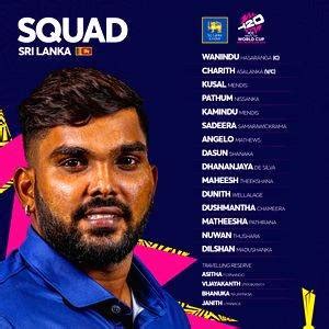 T20 World Cup Hasaranga To Lead Star Studded Sri Lanka Side As Angelo