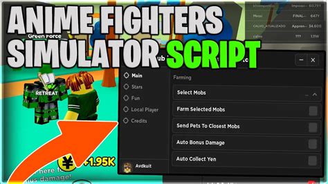 Old X Roblox Anime Fighters Simulator Script Auto Farm Inf Yen