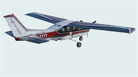 3d Old Cessna 210 Model Turbosquid 2077591