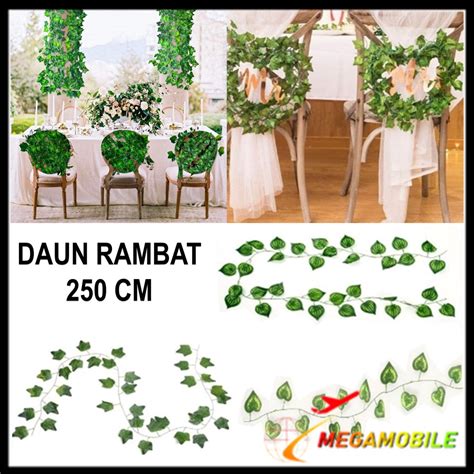 Jual Mm Daun Rambat Palsu Artificial Plastik Sulur Daun Imitasi Daun