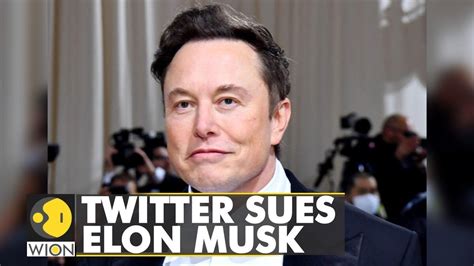 Social Media Company Twitter Sues Elon Musk Over 44 Billion Deal